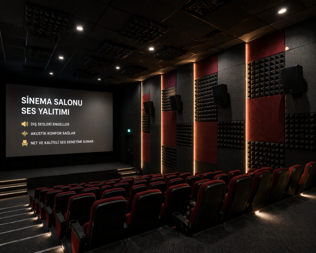 Sultanbeyli Sinema Salonu Ses Yalıtımı
