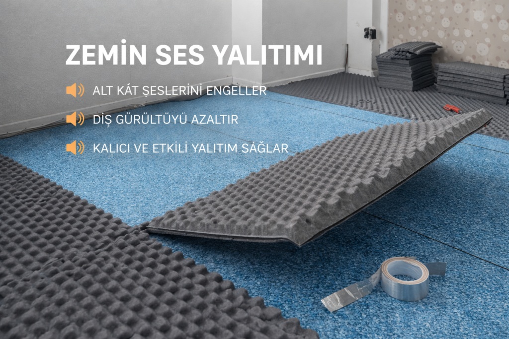 Zemin Ses Yalıtımı Sarıyer